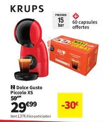 KRUPS 2 Dolce Gusto Piccolo XS