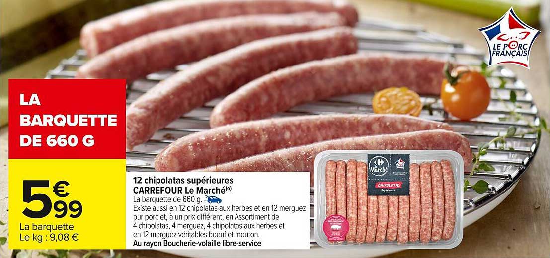 LA BARQUETTE DE 660 G