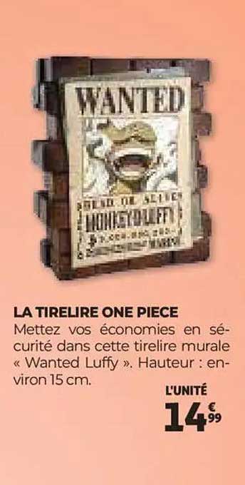 LA TIRELIRE ONE PIECE