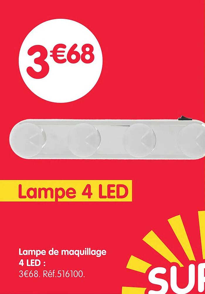 Lampe 4 LED