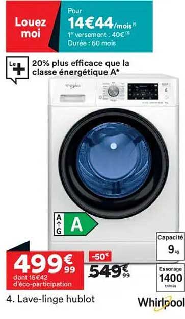 Lave-linge hublot