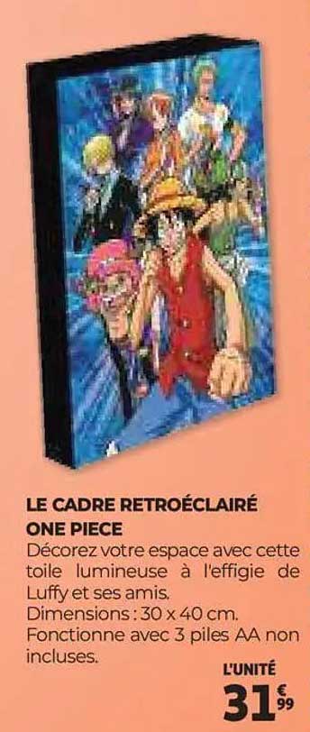 LE CADRE RETROÉCLAIRÉ ONE PIECE