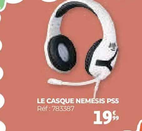 LE CASQUE NEMESIS PS5
