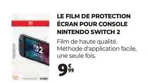 LE FILM DE PROTECTION ÉCRAN POUR CONSOLE NINTENDO SWITCH 2