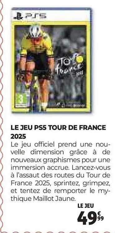 LE JEU PS5 TOUR DE FRANCE 2025
