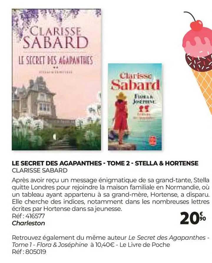 LE SECRET DES AGAPANTHES - TOME 2 - STELLA & HORTENSE