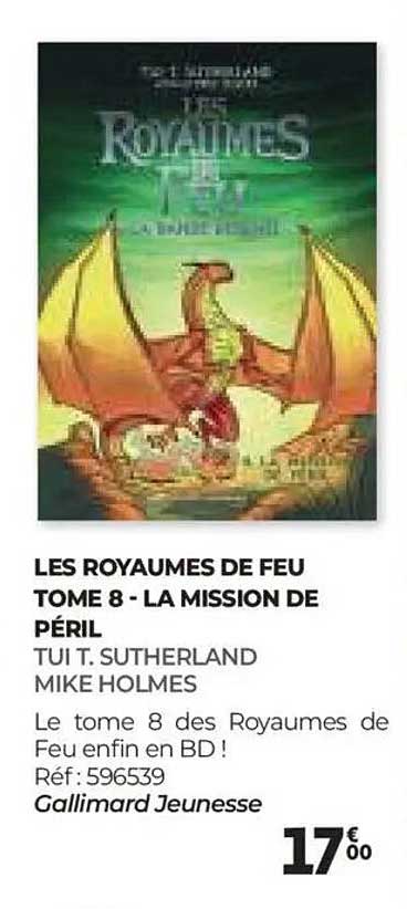 LES ROYAUMES DE FEU TOME 8 - LA MISSION DE PÉRIL