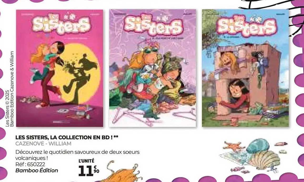 LES SISTERS, LA COLLECTION EN BD !