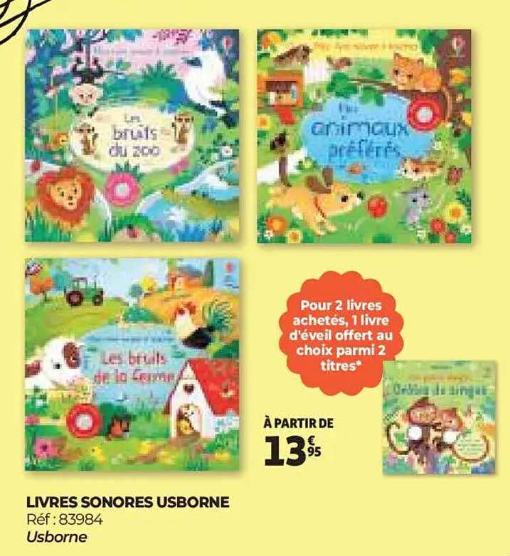 LIVRES SONORES USBORNE