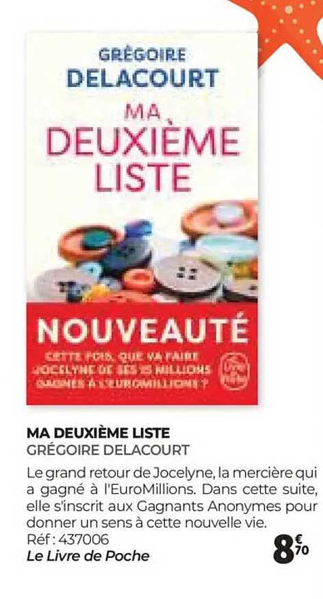 MA DEUXIÈME LISTE