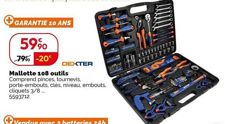 Mallette 108 outils