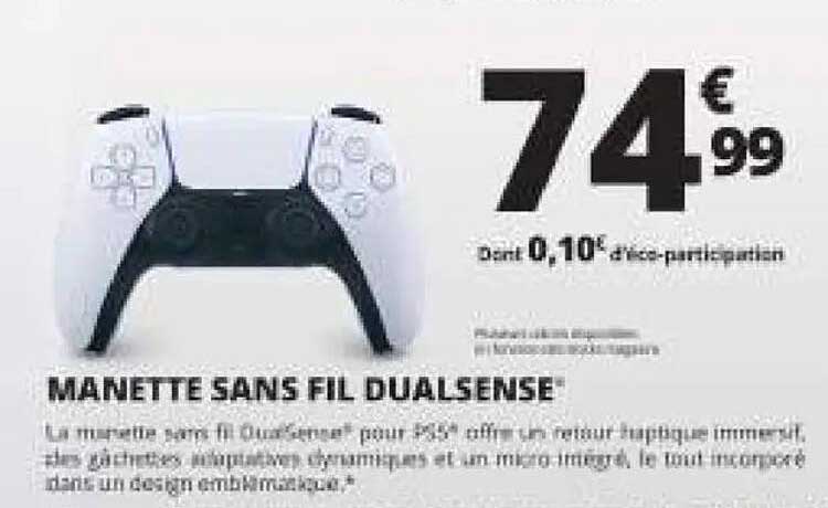 MANETTE SANS FIL DUALSENSE