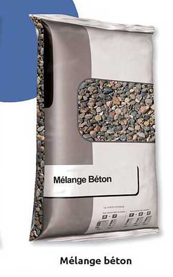 Mélange béton