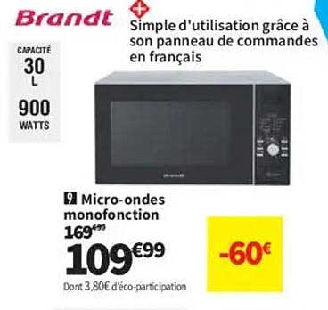 Micro-ondes monofonction