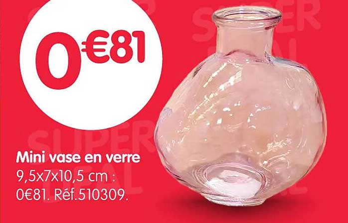 Mini vase en verre