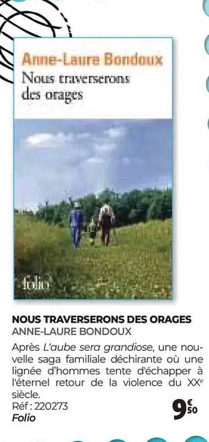 Nous traverserons des orages