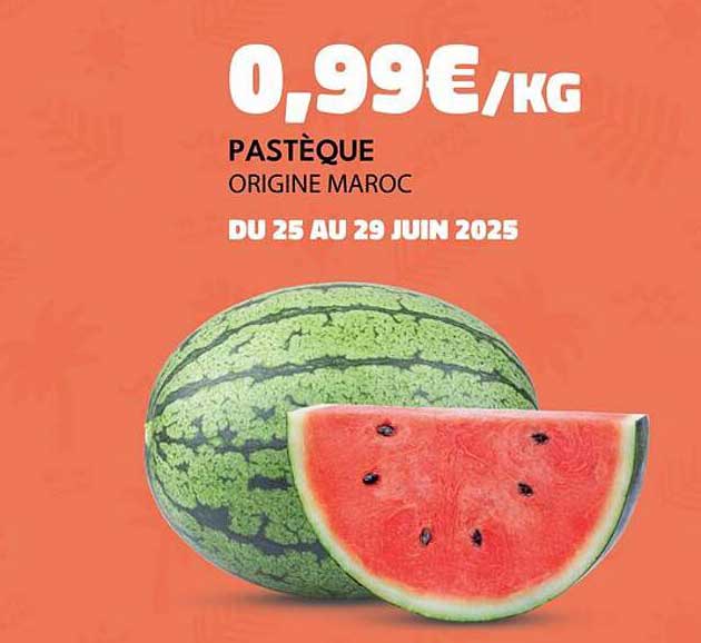 PASTÈQUE ORIGINE MAROC