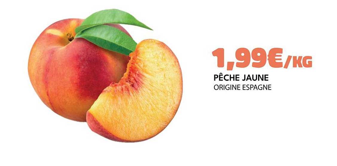 PÊCHE JAUNE ORIGINE ESPAGNE