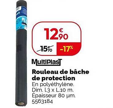 Rouleau de bâche de protection