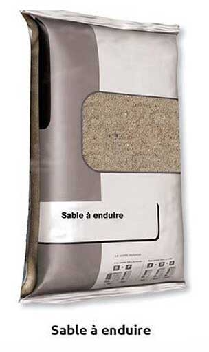 Sable à enduire