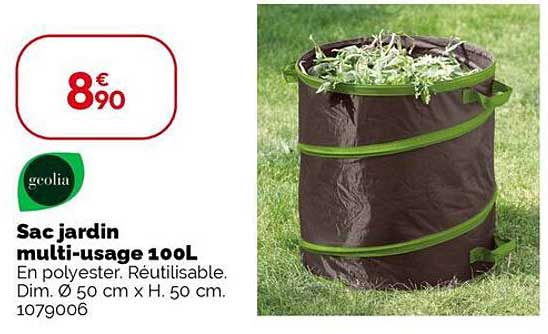 Sac jardin multi-usage 100L