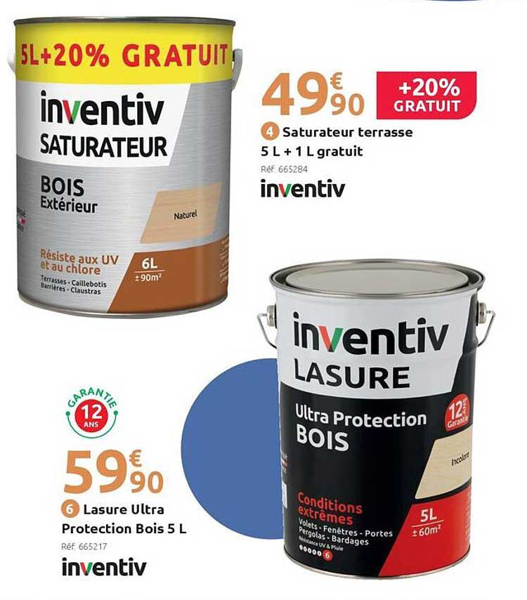 Saturateur terrasses 5 L + 1 L gratuit