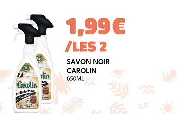 SAVON NOIR CAROLIN 650ML