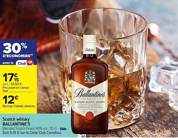 Scotch whisky BALLANTINE’S