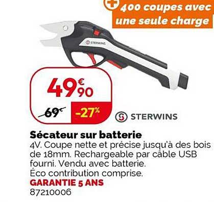 Sélecteur sur batterie