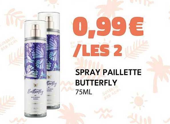 SPRAY PAILLETTE BUTTERFLY 75ML