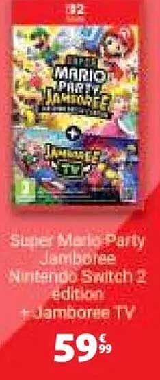 Super Mario Party Jamboree Nintendo Switch 2 édition + Jamboree TV