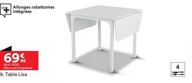 Table Lisa