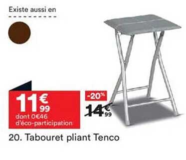 Tabouret pliant Tenco