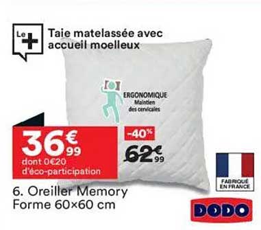Taie matelassée avec accueil moelleux