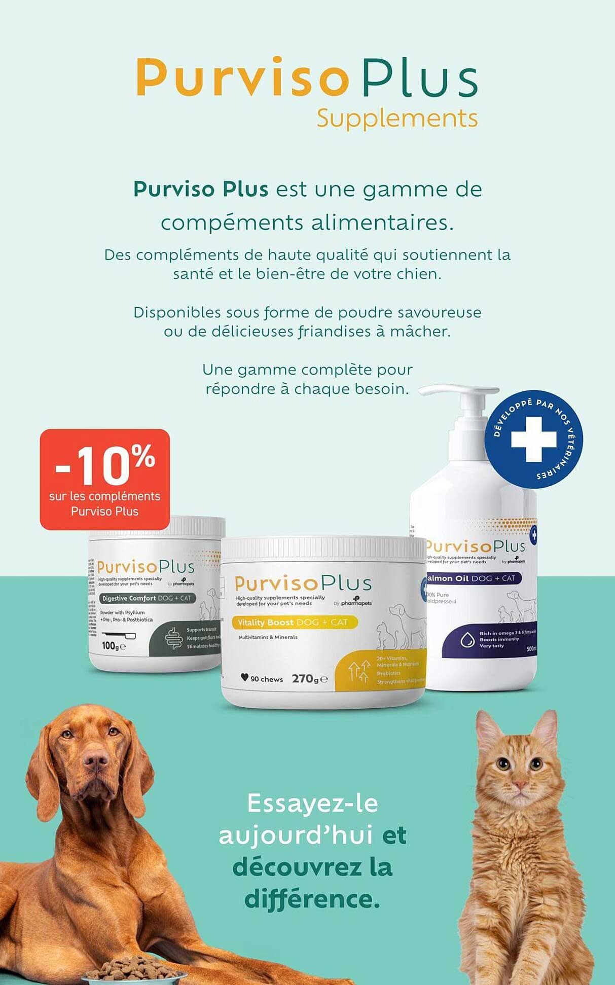 -10% sur les compléments Purviso Plus