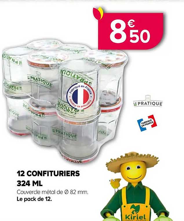 12 CONFITURIERS 324 ML