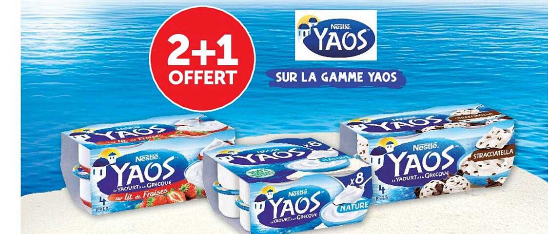 2+1 OFFERT SUR LA GAMME YAOS