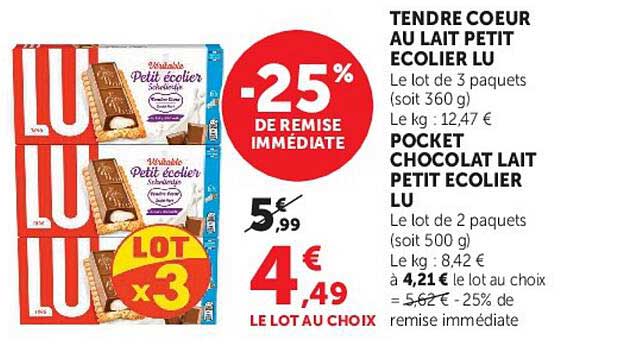 -25% DE REMISE IMMÉDIATE