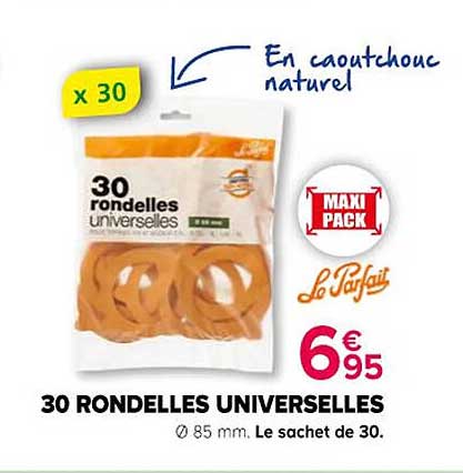 30 RONDELLES UNIVERSELLES