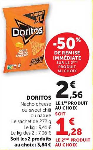 -50% DE REMISE IMMEDIATE SUR LE 2ÈME PRODUIT AU CHOIX