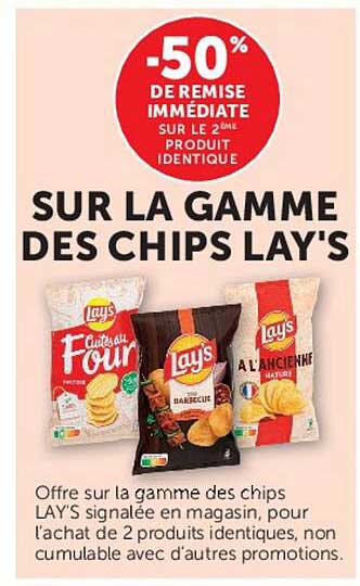 -50% DE REMISE IMMÉDIATE SUR LE 2ÈME PRODUIT IDENTIQUE