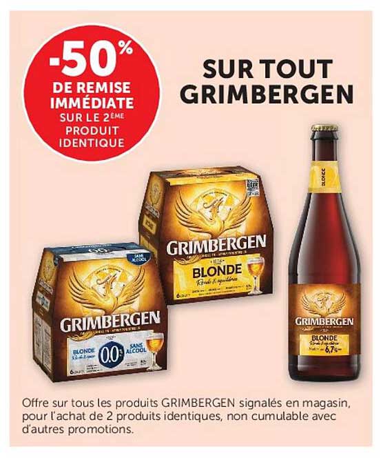 -50% DE REMISE IMMÉDIATE SUR LE 2ÈME PRODUIT IDENTIQUE