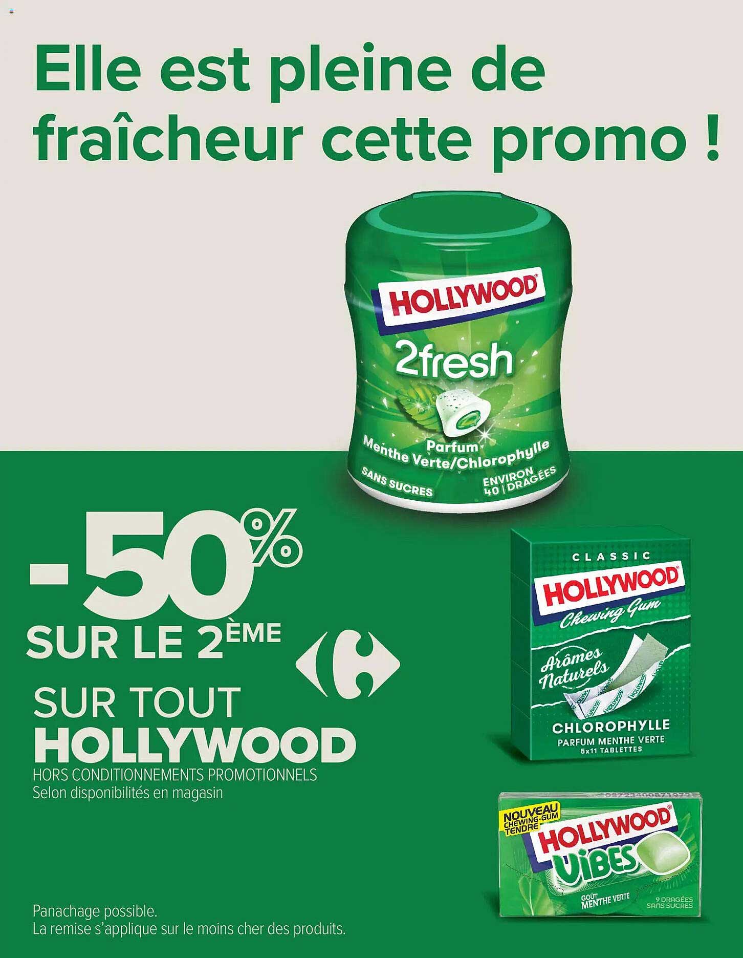 -50% SUR LE 2ÈME SUR TOUT HOLLYWOOD