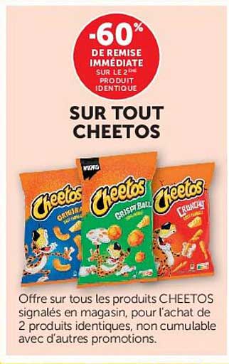 -60% DE REMISE IMMEDIATE SUR LE 2E PRODUIT IDENTIQUE