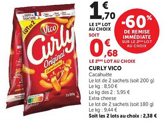 -60% DE REMISE IMMÉDIATE SUR LE 2ÈME LOT AU CHOIX