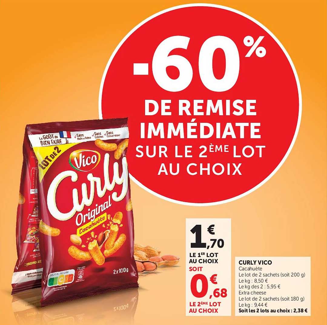 -60% DE REMISE IMMÉDIATE SUR LE 2ÈME LOT AU CHOIX