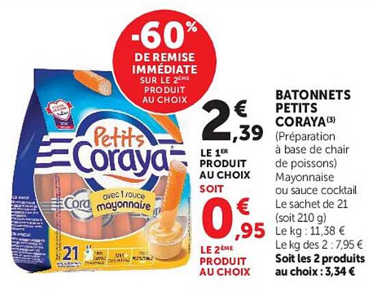 -60% DE REMISE IMMÉDIATE SUR LE 2ÈME PRODUIT AU CHOIX