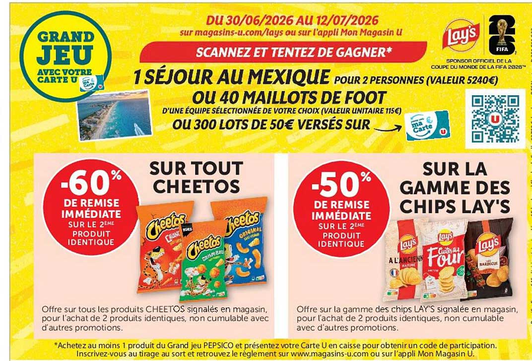 -60% DE REMISE IMMÉDIATE SUR LE 2ÈME PRODUIT IDENTIQUE