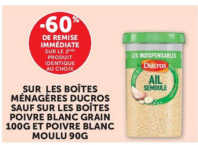 -60% DE REMISE IMMÉDIATE SUR LE 2ÈME PRODUIT IDENTIQUE AU CHOIX
