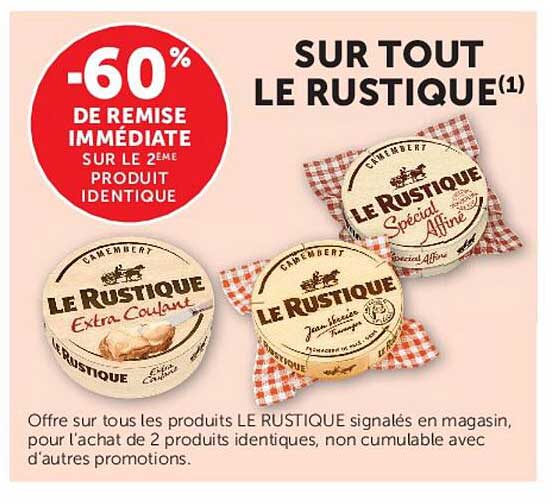 -60% DE REMISE IMMÉDIATE SUR LE 2ÈME PRODUIT IDENTIQUE